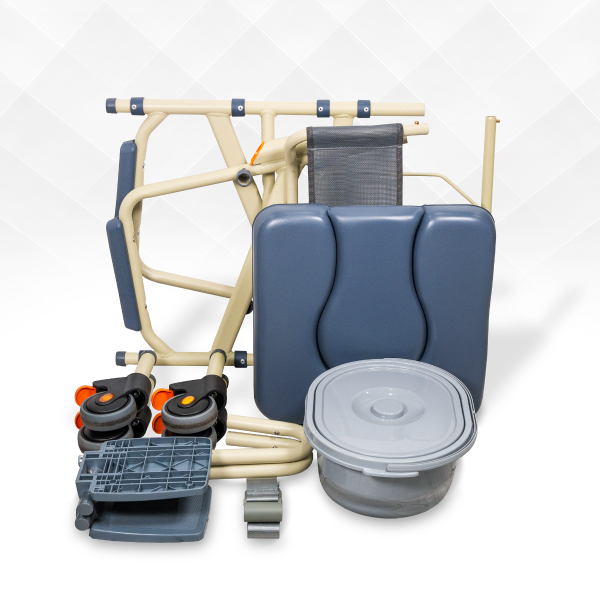 ShowerBuddy, Folding Eco Traveler Roll-In Shower Chair, SB7e - Image 3