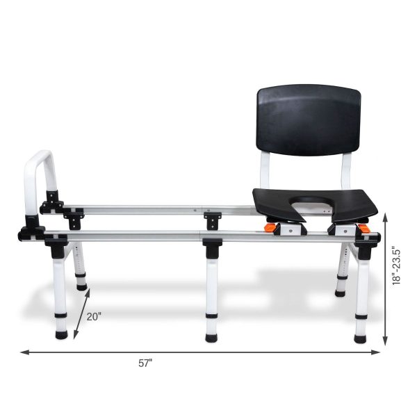 ShowerBuddy, ShowerGlyde Sliding Transfer Bench Model SG2 - Image 3