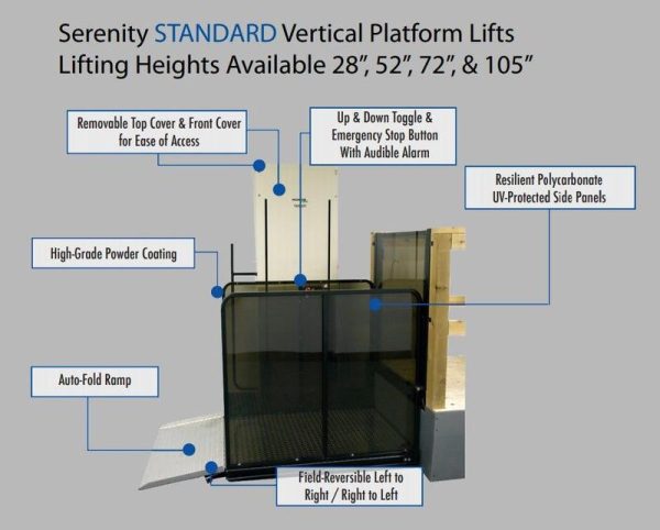 Serenity, Standard Vertical Porch Lift - Image 3