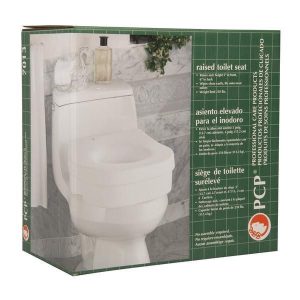 PCP, Contoured Molded Raised Toilet Seat, 7013