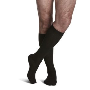 Sigvaris, 15-20mmHg - Men's Casual Cotton - Calf Socks, 186C