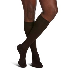 Sigvaris, 15-20mmHg - Men's Sea Island Cotton - Calf Socks, 191C